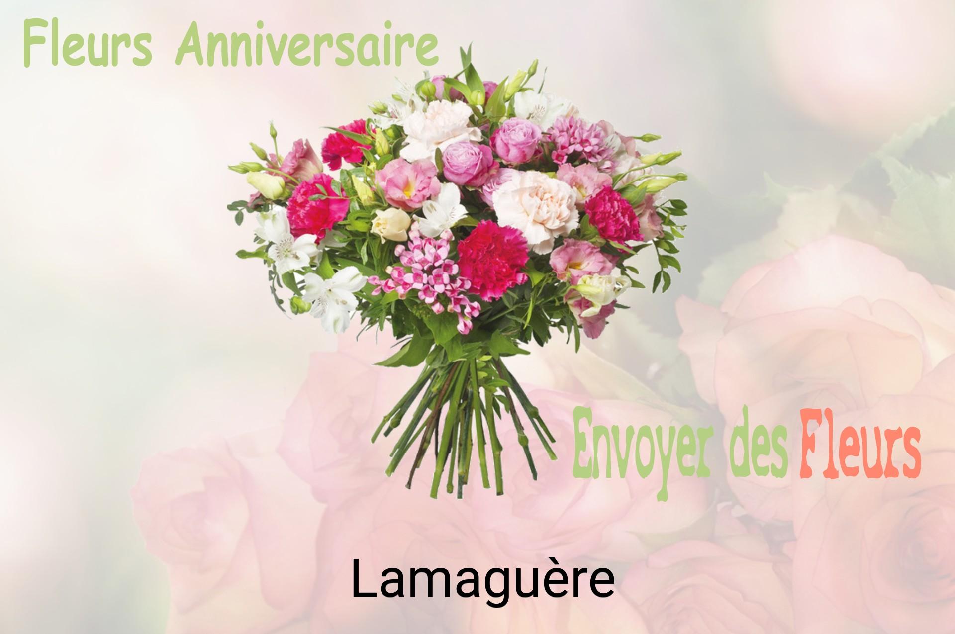 Bouquet de fleurs d’anniversaire livré à Lamaguère