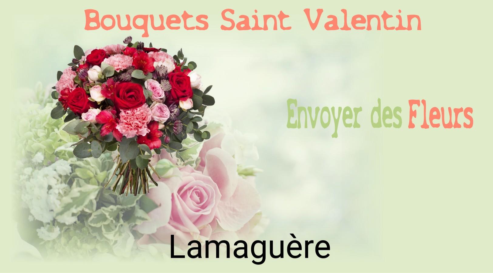 Roses de Saint-Valentin livrées à Lamaguère